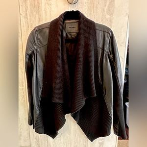 Faux leather jacket
